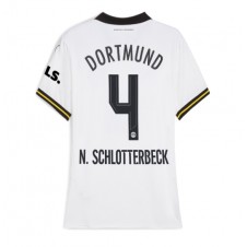 Borussia Dortmund Nico Schlotterbeck #4 Tredjedrakt Kvinner 2024-25 Kortermet